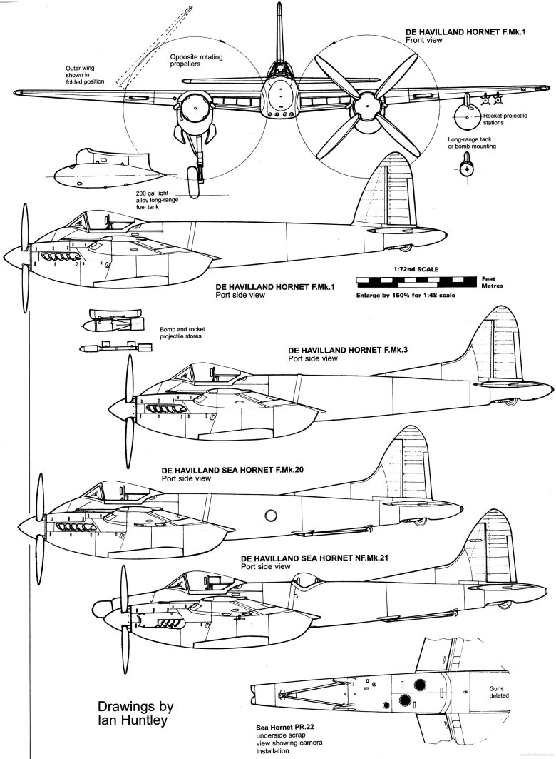 Истребитель чертеж