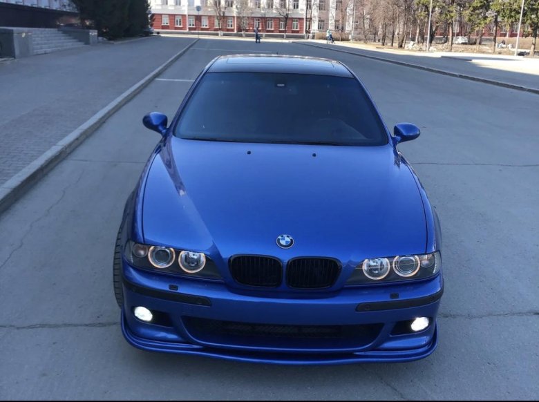 Бмв е39 синяя
