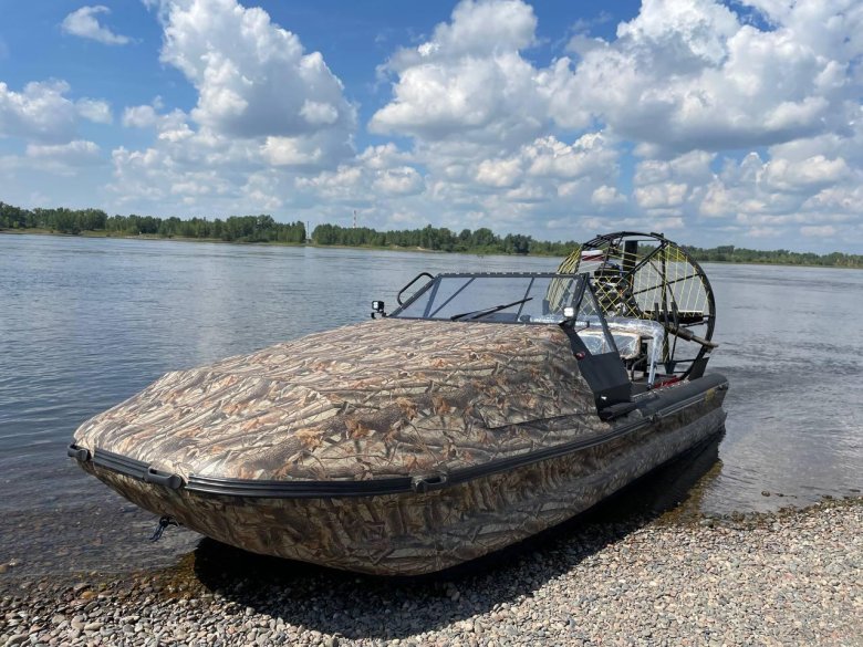 Аэролодка берег