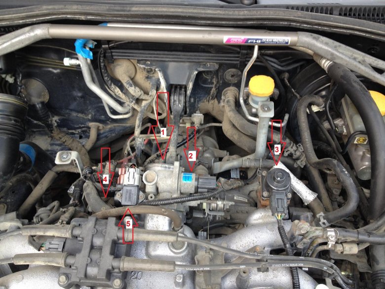 Клапан егр субару легаси