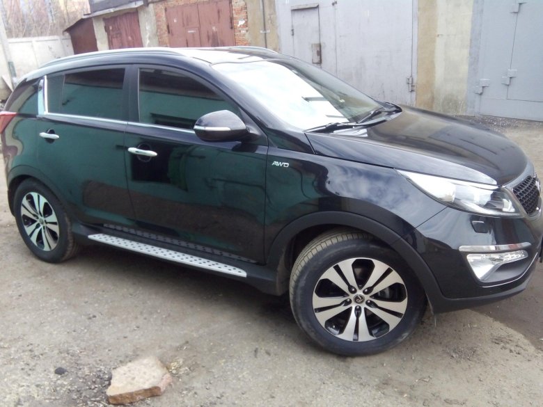 Kia sportage 2013 черный