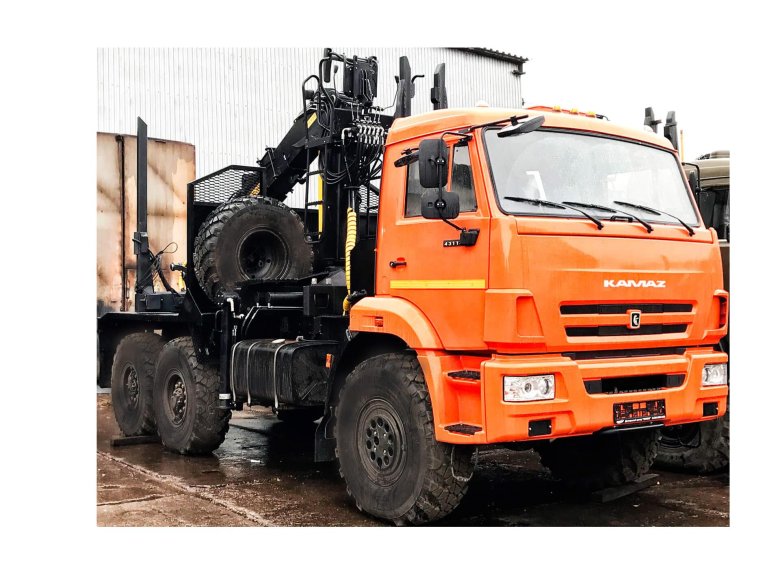 Камаз 43118 лесовоз с манипулятором