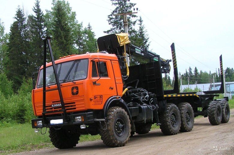 Камаз 43114 лесовоз