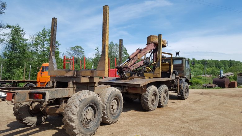 Камаз фискарс лесовоз 4310