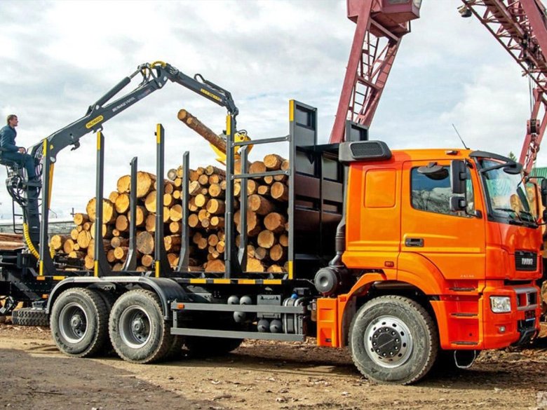 Камаз лесовоз с манипулятором