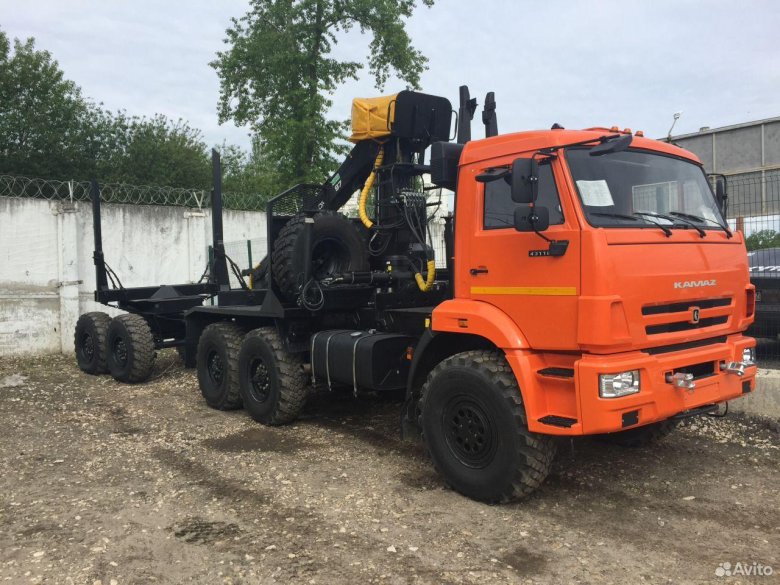 Камаз 43118 лесовоз