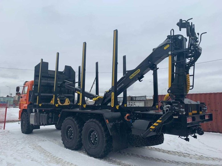 Сортиментовоз камаз 43118 с манипулятором велмаш vm10l74