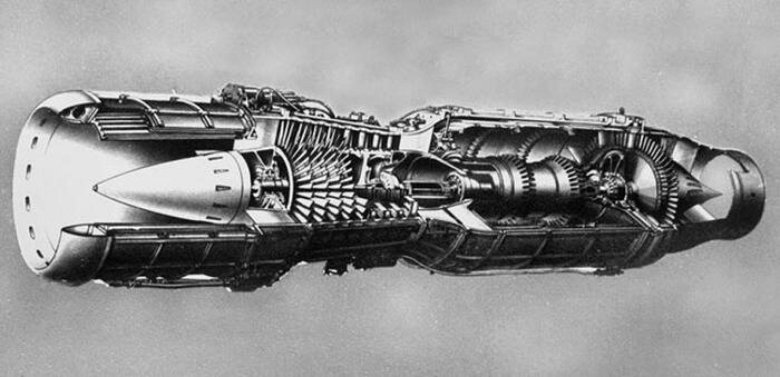 Турбореактивный двигатель тр-1