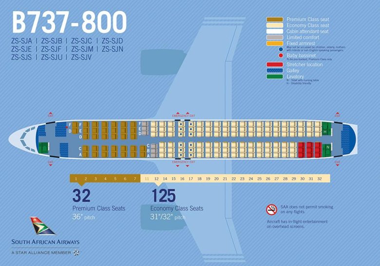 Расположение мест в самолете боинг 737-800