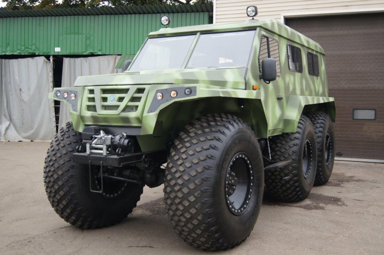 Вездеход трэкол 6х6