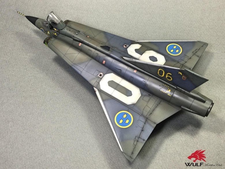 J35 draken модель