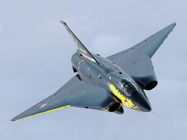 Шведские истребители saab draken