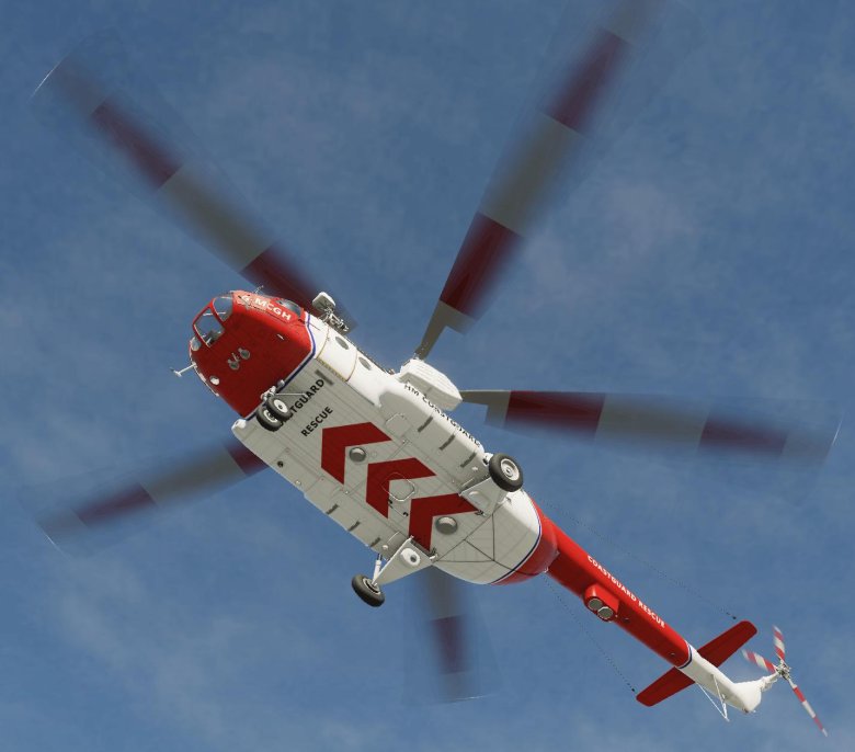 Cпасательный вертолет