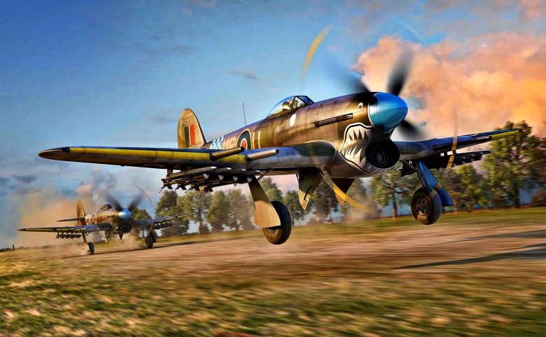 Хоукер тайфун самолет