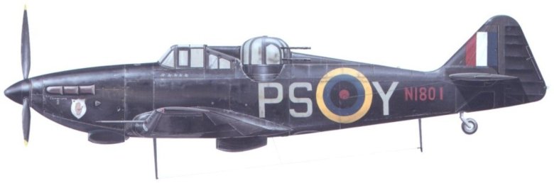 Самолёт boulton paul defiant