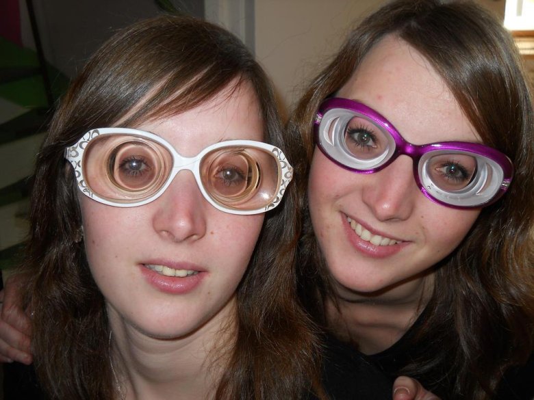 Очки с большими линзами