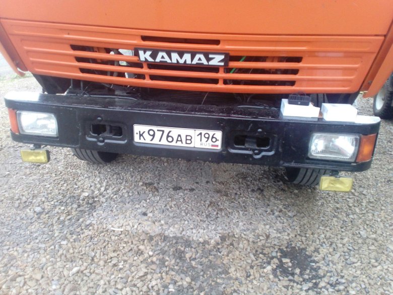 Камаз 65115 туманки в бампер