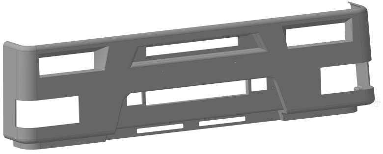 Бампер передний камаз 5410