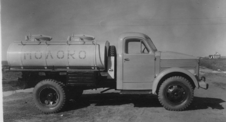 Молоковоз газ