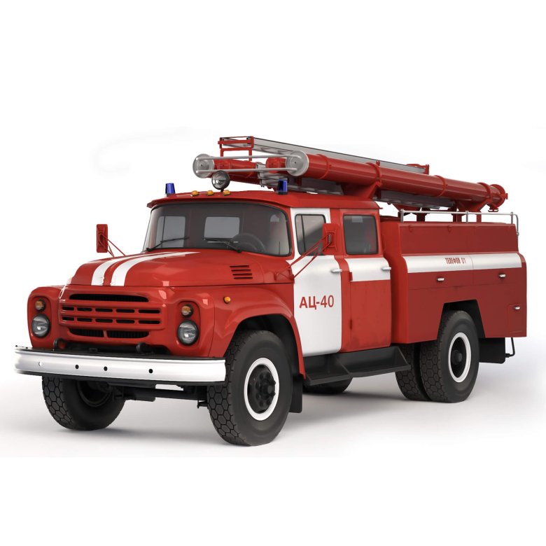 Пожарная машина зил 130 ац 40