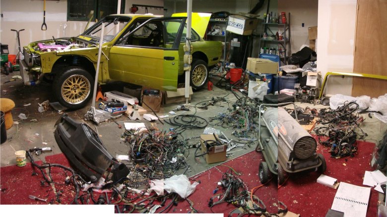 Разобранная машина