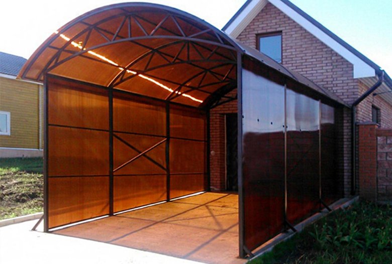 Поликарбонат навес