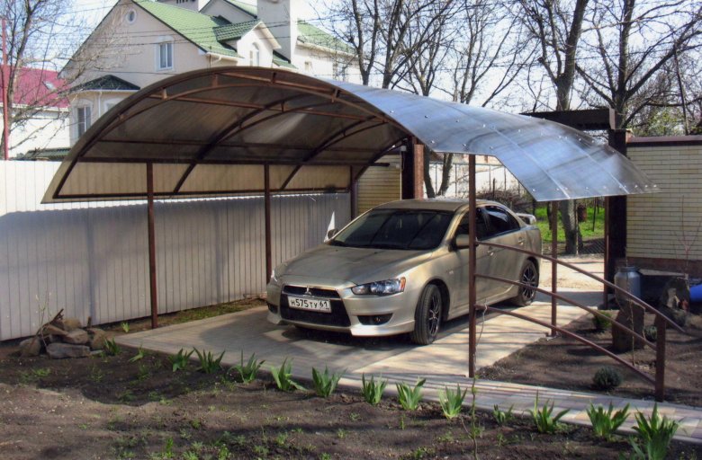 Навес для машины 7500*3700