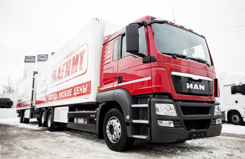 Тягач man tgs магнит
