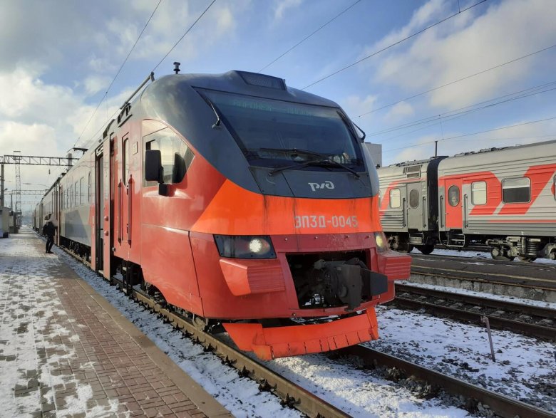 Электропоезд ласточка оренбург орск