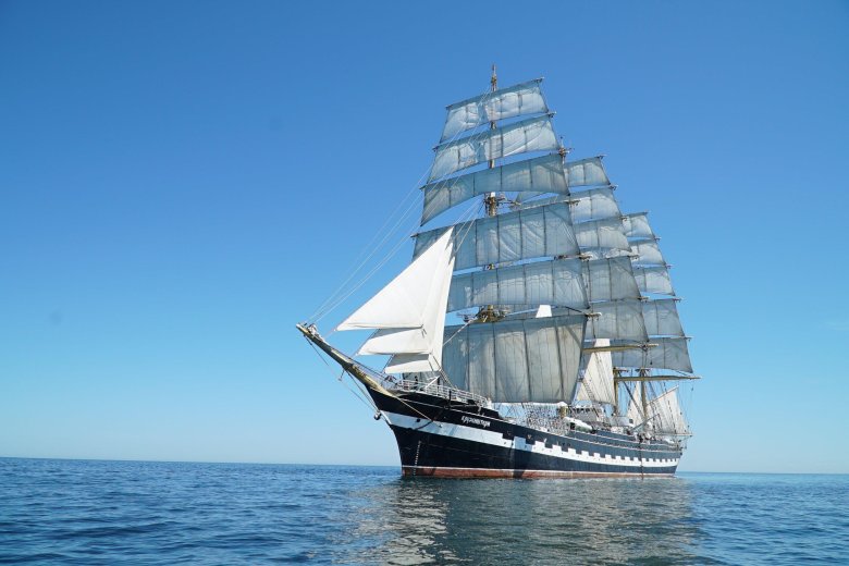 Четырехмачтовый барк крузенштерн