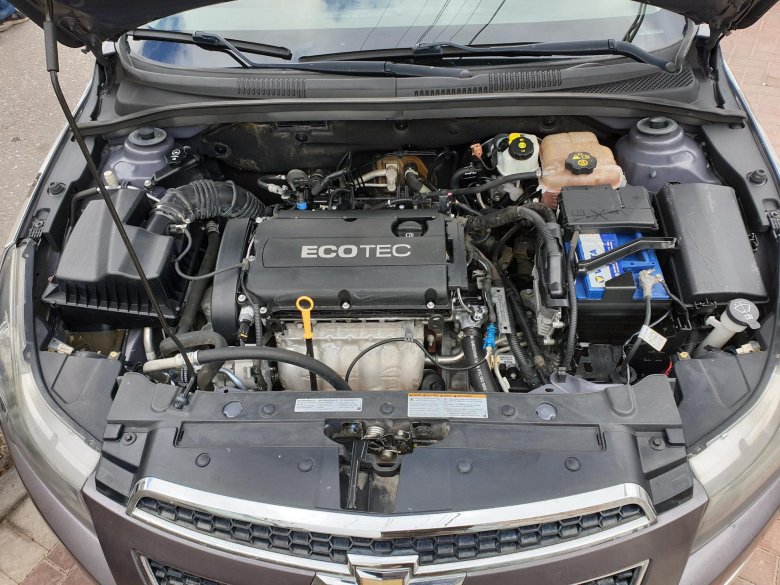 Подкапотка шевроле круз 1.6