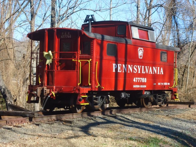 Pennsylvania railroad caboose