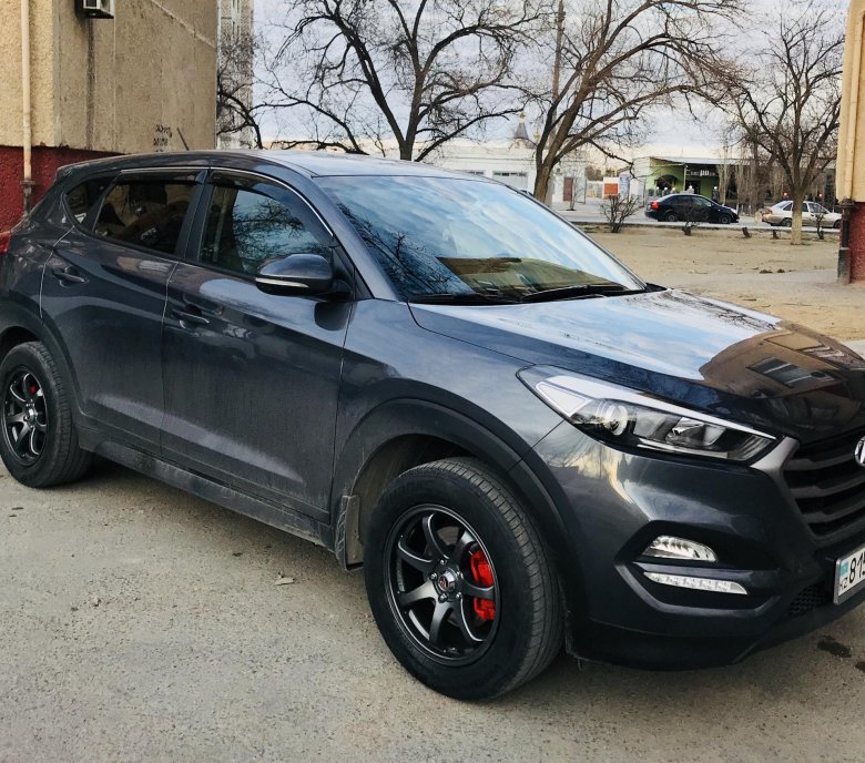 Диски r17 hyundai tucson черные