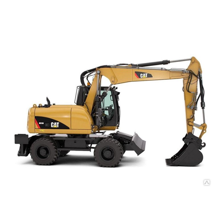 Полноповоротный колесный экскаватор