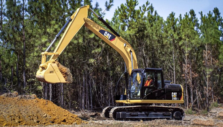 Катерпиллер 318 гусеничный