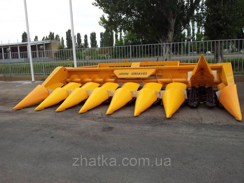 Жатка для уборки кукурузы джон гривс