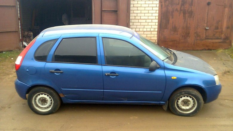 Голубая лада калина 2 хэтчбек