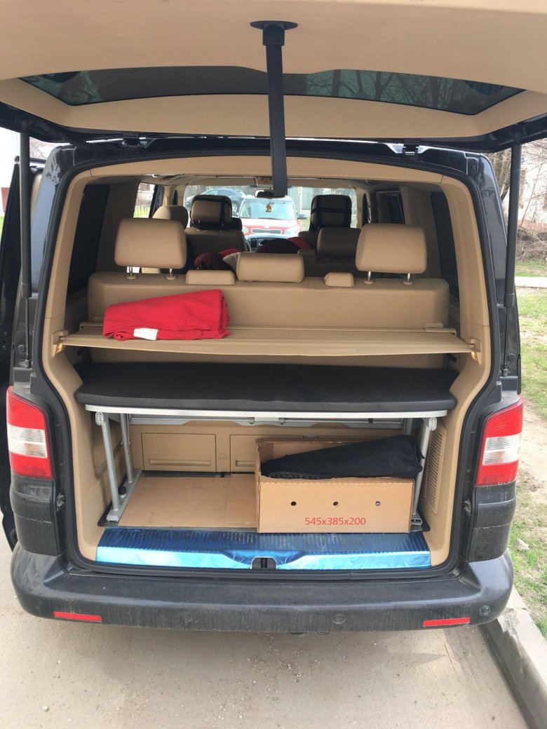 Полка в багажник vw t5 caravelle