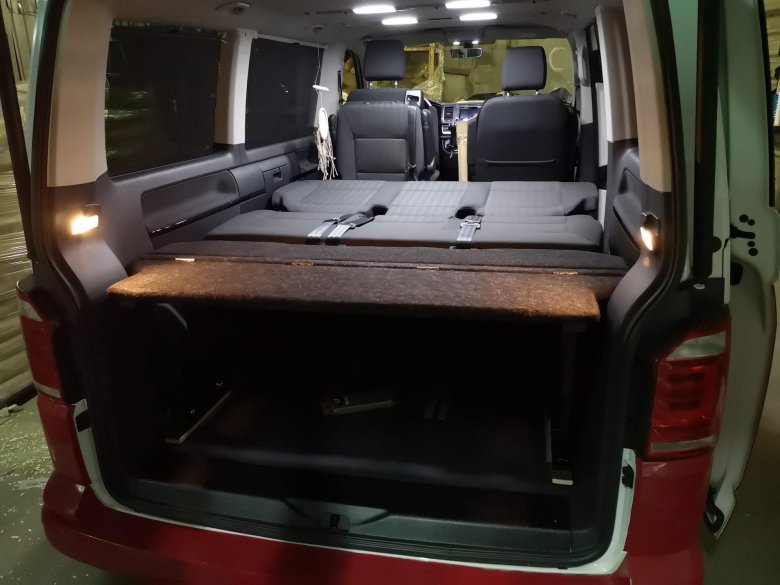 Полка multiflex в багажник vw multivan