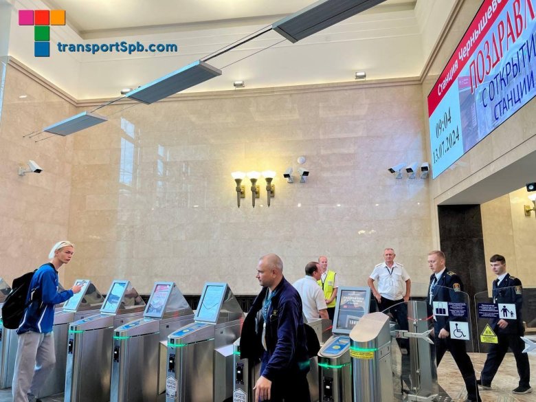 Турникеты в метро спб