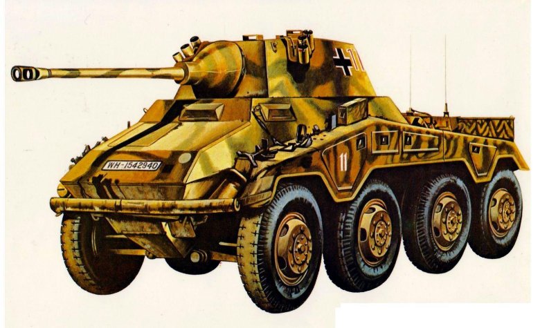 Немецкий бронетранспортер
