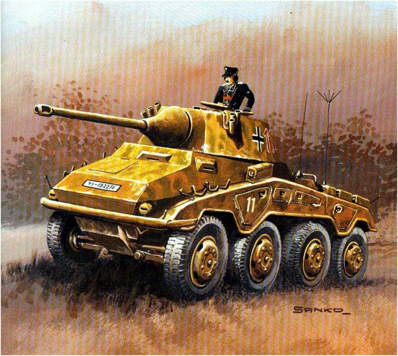 Бронеавтомобиль пума sd kfz 234/2