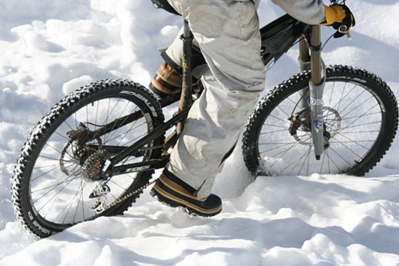 Зимние колеса на велосипед