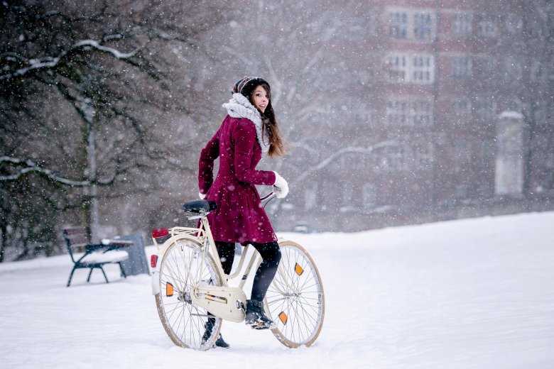 Копенгаген велосипеды зимой