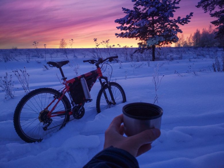 Велосипед зимний