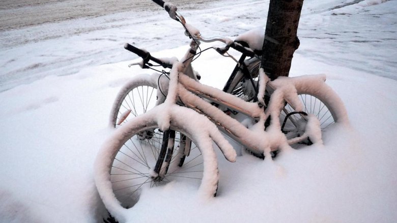 Снежный велосипед