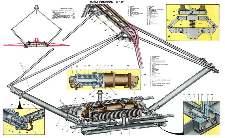 Токоприемник л13у1