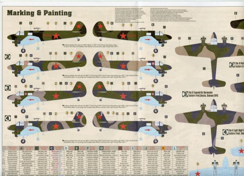 Декаль як-9 1/48