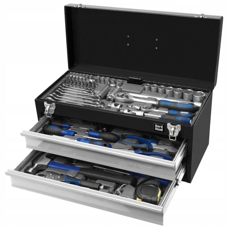 Набор инструментов в ящике