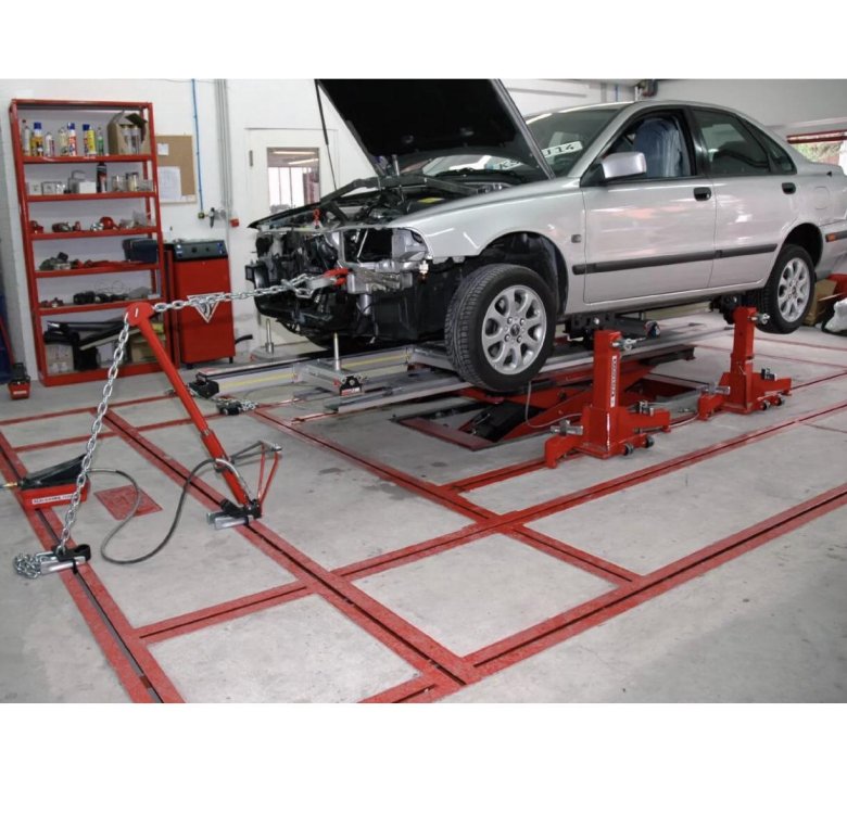 Напольный стапель для кузовного ремонта